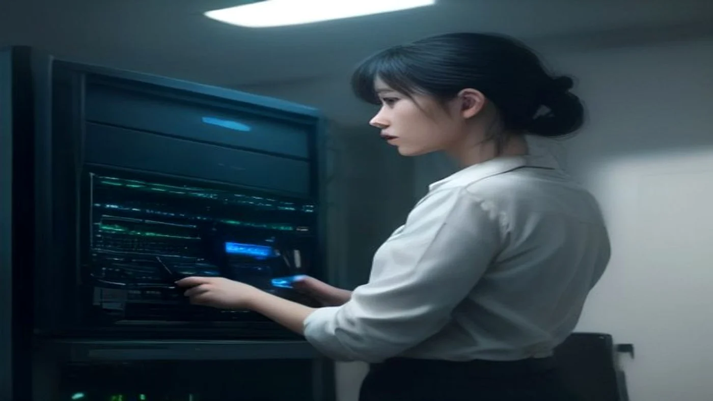 ภาพถ่ายสมจริงบริการวางระบบ Backup ข้อมูลและ storage สำหรับองค์กร