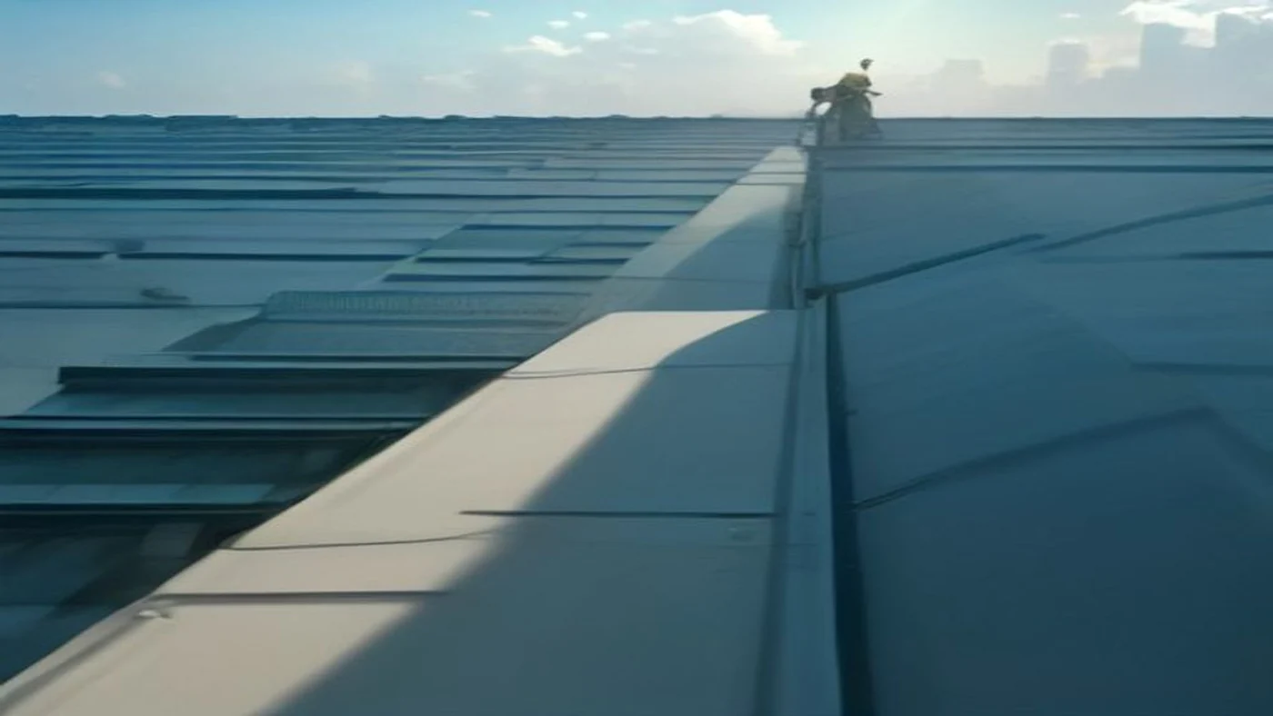 ภาพถ่ายสมจริงบริการติดตั้ง Solar Cell สำหรับบ้าน อาคาร และโรงงาน